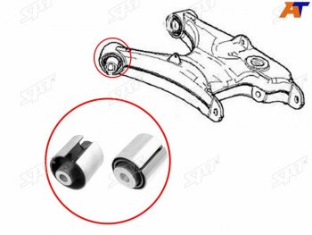 Сайлентблок BMW 5-Series 03-10  6-Series 03-10  X5 99-06 SAT ST-33326770743B
