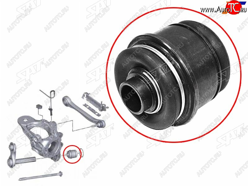 1 149 р. Сайлентблок BMW X5 06-18  X6 08-20 SAT ST-33326770985  с доставкой в г. Вологда