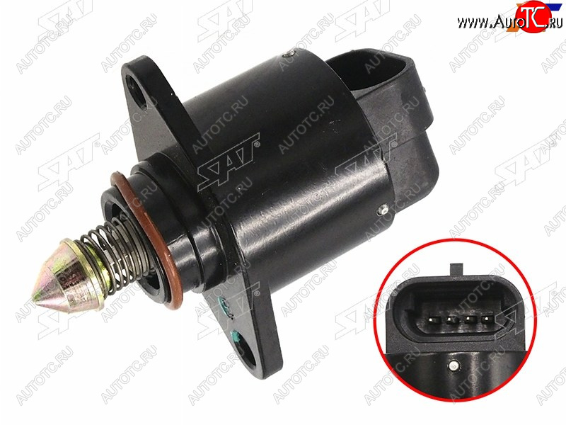 729 р. Клапан холостого хода OPEL ASTRA F ASTRA G VECTRA B ZAFIRA A CORSA A CORSA B TIGRA A SAT ST-340-0020  с доставкой в г. Вологда
