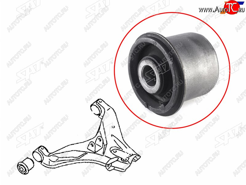 379 р. Сайлентблок переднего верхнего рычага MITSUBISHI L200TRITON 05-15PAJEROMONTERO SPORT 08-15 SAT ST-4010A117B  с доставкой в г. Вологда