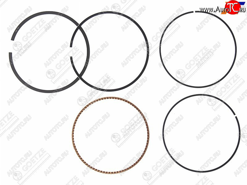 1 459 р. Кольца поршневые к-кт STD на 1 поршень BMW 5(E39)/3(E46)/M52B25 GOETZE 08-705100-00, 0870510000 GOETZE 08-705100-00  с доставкой в г. Вологда
