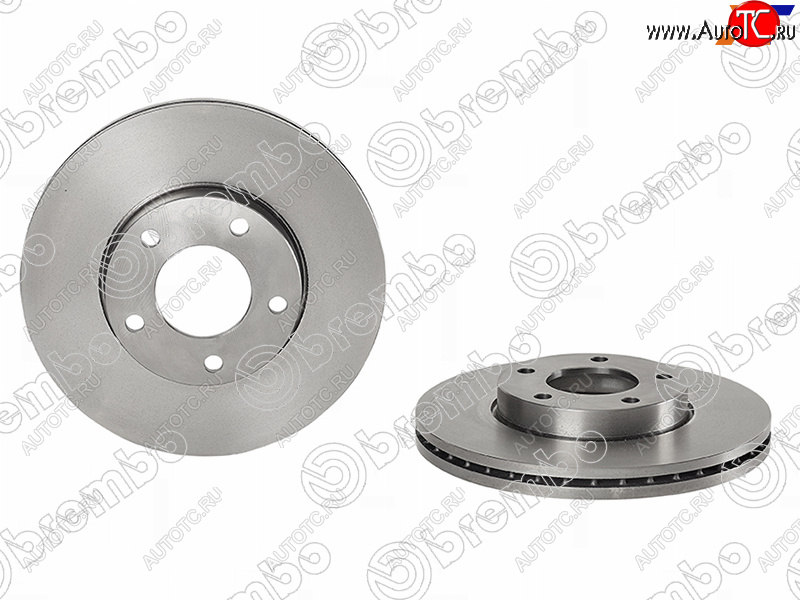 5 899 р. Передний тормозной диск (вентилируемый) BREMBO Mazda 3/Axela BK дорестайлинг седан (2003-2006)  с доставкой в г. Вологда