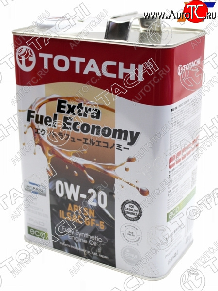 4 699 р. Масло моторное синтетическое TOTACHI Extra Fuel Economy 0W-20 SN, GF-5 4л TOTACHI 11404  с доставкой в г. Вологда