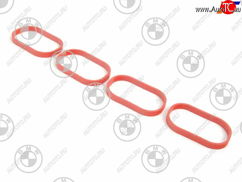2 299 р. Прокладка впускного коллектора BMW 5(Е60)X5(F15) N20B20A (комплект 4 шт.)                           BMW 11612297462  с доставкой в г. Вологда