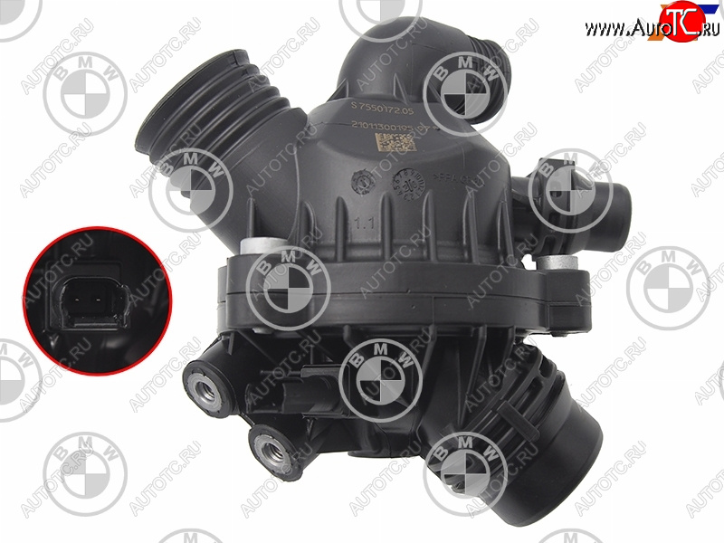7 999 р. Термостат BMW X5 E70X6 E71 N54                                                                      BMW 11537550172  с доставкой в г. Вологда