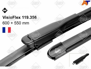 Комплект щеток стеклоочистителя 600мм+500мм VOLVO S60 04-09/ S80 04-06/ XC90 04-16/ XC70 04-07 SWF 119356<h2>Заявлена применимость к автомобилям:</h2><ul><li>VOLVO XC90 02-14</li><li>VOLVO S80 04-06</li><li>VOLVO S60 00-09</li><li>VOLVO V70 00-07</li><li>VOLVO XC70 02-07</li></ul> SWF 119356