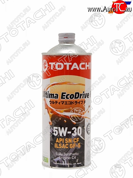 1 169 р. Масло моторное синтетическое TOTACHI Ultima Ecodrive F 5W-30 SNCF, A5B5, GF-5 1л                   TOTACHI 12201  с доставкой в г. Вологда