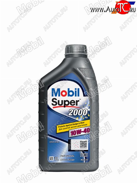 579 р. Масло моторное полусинтетическое MOBIL SUPER 2000 X1 10W-40 GSP SN PLUS, SNCF, A3B3 1L             MOBIL 152569  с доставкой в г. Вологда