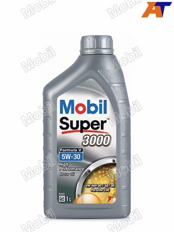 Масло моторное синтетическое MOBIL Super 3000 Formula V 5W-30, SN, C2, C3 1л                         MOBIL 153454