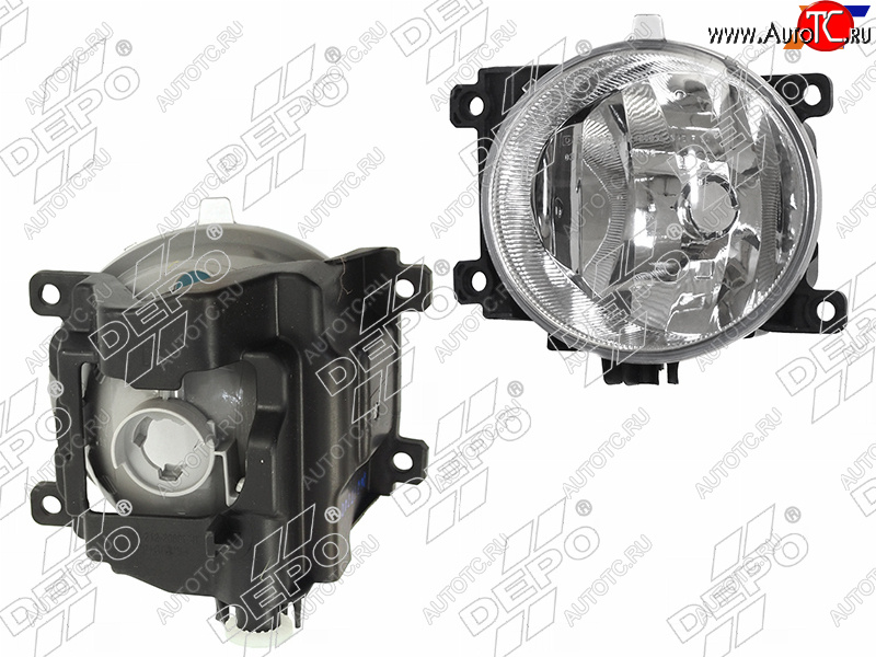 3 399 р. Фара противотуманная (Слева) Toyota Land Cruiser (J200) 07-21  RAV4 (XA40) 12-19  Estima 06-16 DEPO 212-2089L-UQ  с доставкой в г. Вологда