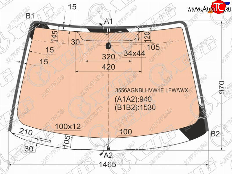 17 999 р. Стекло лобовое (Обогрев полный Молдинг) Ford Focus 98-04 XYG 3556AGNBLHVW1E LFW/W/X  с доставкой в г. Вологда