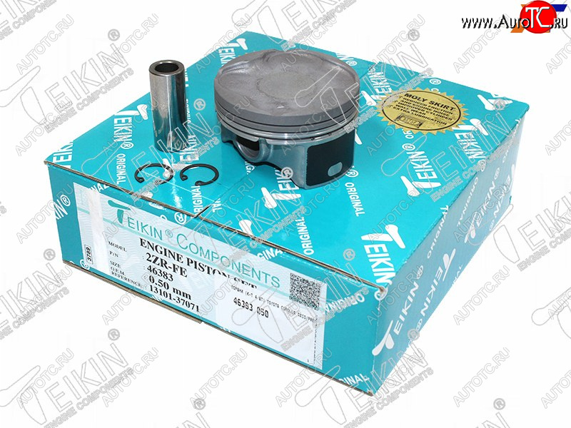 5 499 р. Комплект поршней с пальцами TEIKIN (2ZR-FE)  Toyota Allion  T260 - Corolla Axio  (E140) седан  с доставкой в г. Вологда