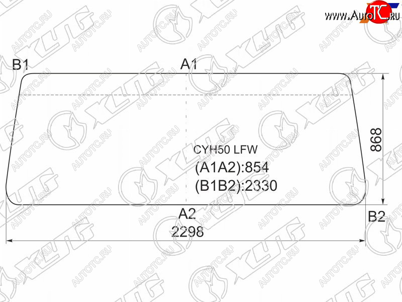 13 949 р. Стекло лобовое Foton Auman 06-  Isuzu Giga 94- XYG CYH50 LFW  с доставкой в г. Вологда