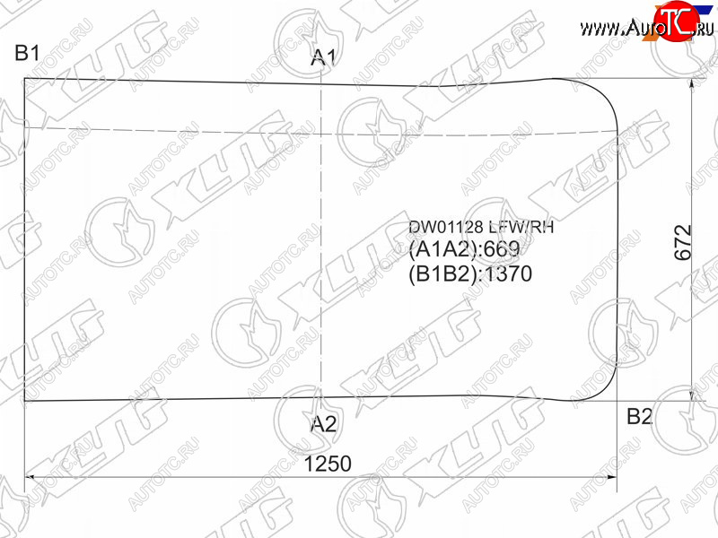 5 299 р. Стекло лобовое International 9800 91- XYG DW01128 LFW/RH  с доставкой в г. Вологда
