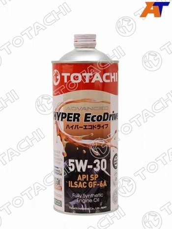 Масло моторное cинтетическое TOTACHI HYPER Ecodrive 5W-30 SPGF-6A 1 л TOTACHI E0301