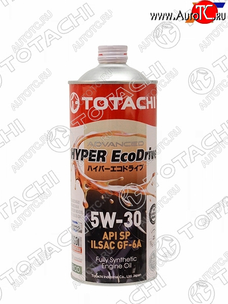 1 289 р. Масло моторное cинтетическое TOTACHI HYPER Ecodrive 5W-30 SPGF-6A 1 л TOTACHI E0301  с доставкой в г. Вологда