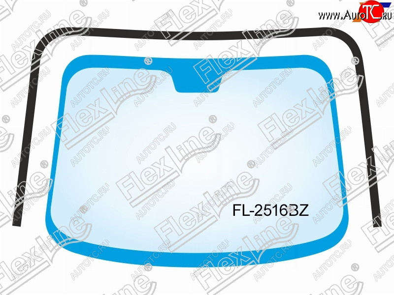3 799 р. Молдинг лобового стекла (П-образный) FLEXLINE  Hyundai Tucson  JM (2004-2010)  с доставкой в г. Вологда