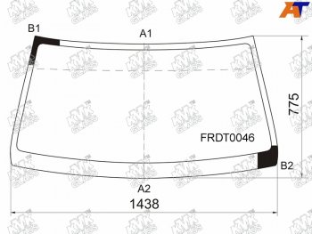 Стекло лобовое Ford Ranger USA 99-11  Mazda BT-50 06-12                                             KMK FRDT0046