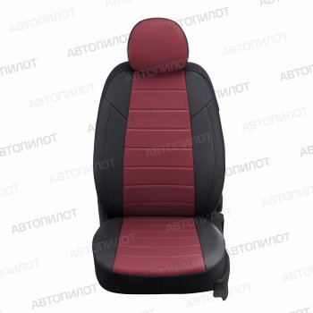 13 649 р. Чехлы сидений (экокожа, 40/60, спорт-сиденья) Автопилот  BMW 3 серия  E90 (2004-2012) седан дорестайлинг, седан рестайлинг (черный/бордовый)  с доставкой в г. Вологда. Увеличить фотографию 4