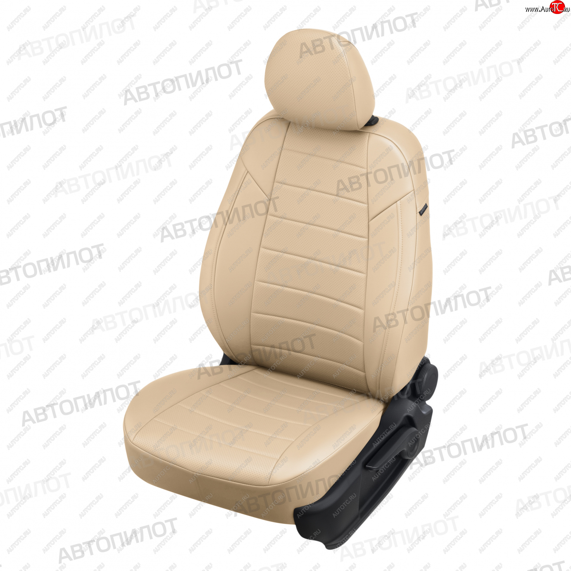13 649 р. Чехлы сидений (экокожа) Автопилот Chevrolet Aveo T250 хэтчбек 5 дв рестайлинг (2006-2011) (бежевый)  с доставкой в г. Вологда