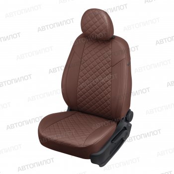 Чехлы сидений (экокожа) Автопилот Ромб Chevrolet Aveo T200 седан (2003-2008)