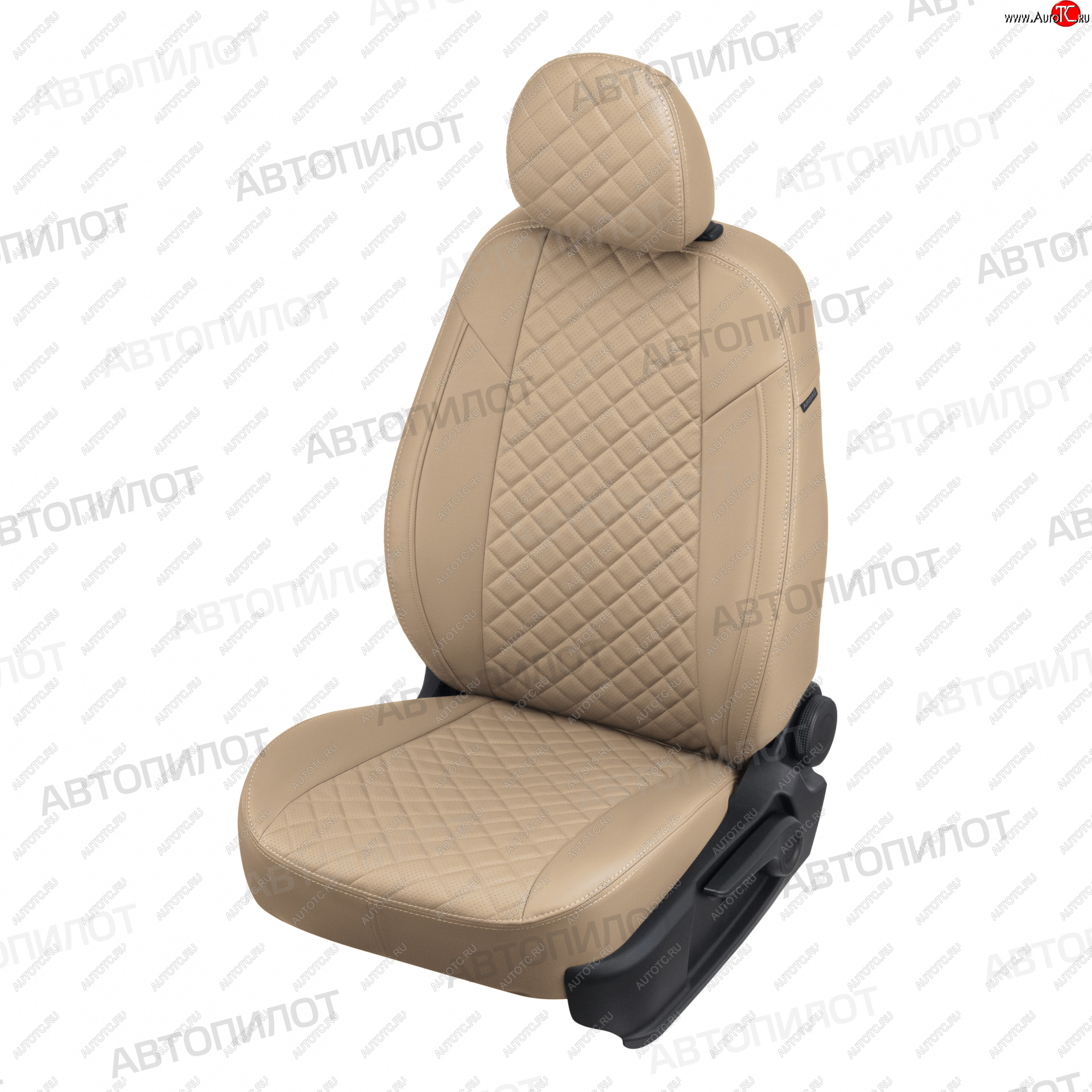 8 499 р. Чехлы сидений (экокожа) Автопилот Ромб  Chevrolet Captiva (2006-2016), Opel Antara (2006-2015) (темно-бежевый)  с доставкой в г. Вологда