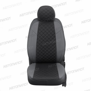 8 499 р. Чехлы сидений (экокожа) Автопилот Ромб  Chevrolet Captiva (2006-2016), Opel Antara (2006-2015) (серый/черный)  с доставкой в г. Вологда. Увеличить фотографию 3