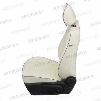 13 649 р. Чехлы сидений (экокожа, полная компл., с подл) Автопилот  CITROEN C5 ( RD,  RW) (2008-2021) дорестайлинг, седан, доресталийнг, универсал, рестайлинг, седан (белый)  с доставкой в г. Вологда. Увеличить фотографию 5