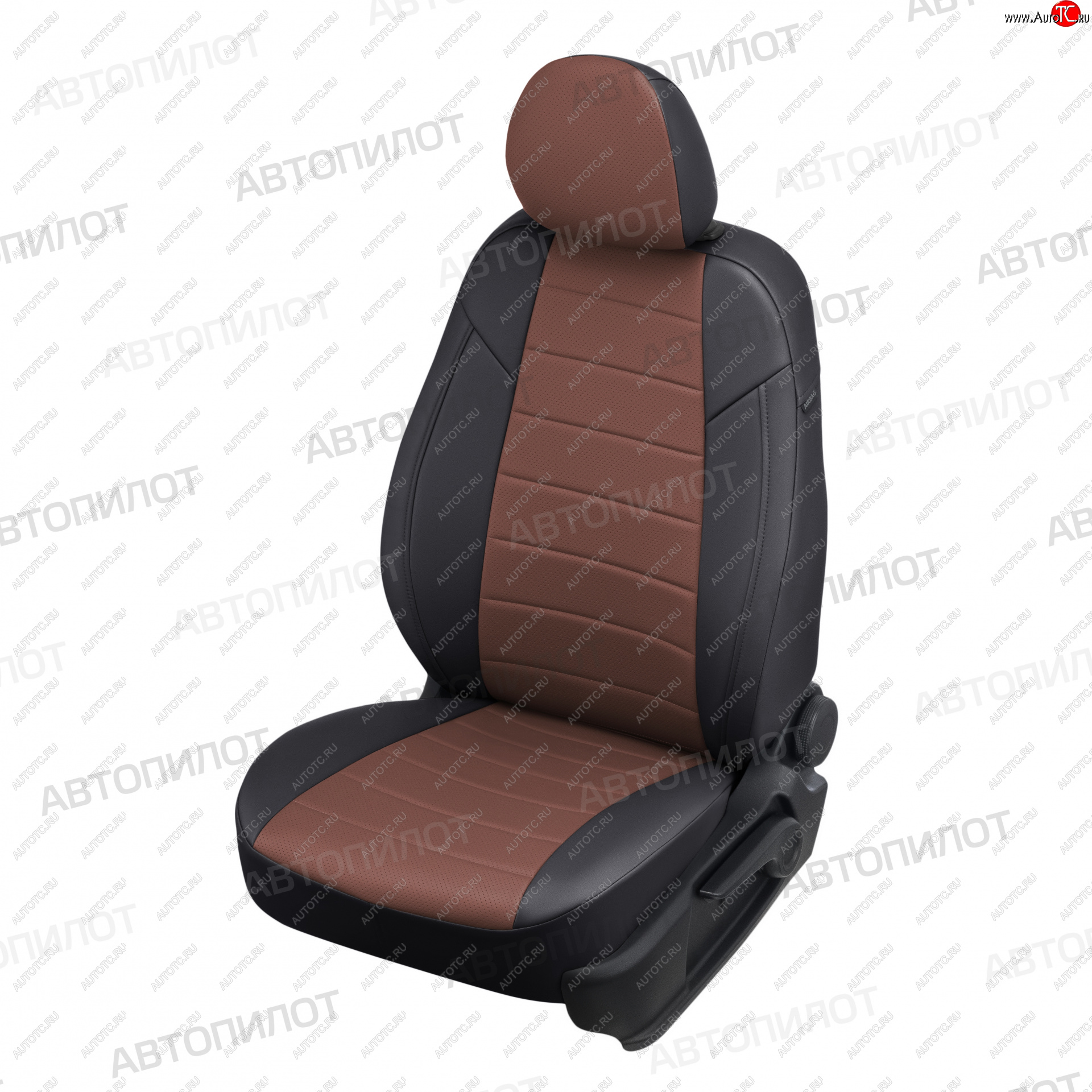 21 599 р. Чехлы сидений (экокожа, 9 мест) Автопилот  CITROEN Jumpy (2007-2017), Fiat Scudo (2007-2016), Peugeot Expert  G9 (2007-2013) (черный/темно-коричневый)  с доставкой в г. Вологда