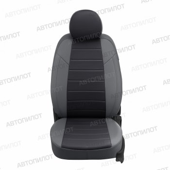 13 649 р. Чехлы сидений (экокожа) Автопилот  Ford EcoSport  B515 (2017-2019) рестайлинг (серый/черный)  с доставкой в г. Вологда. Увеличить фотографию 3