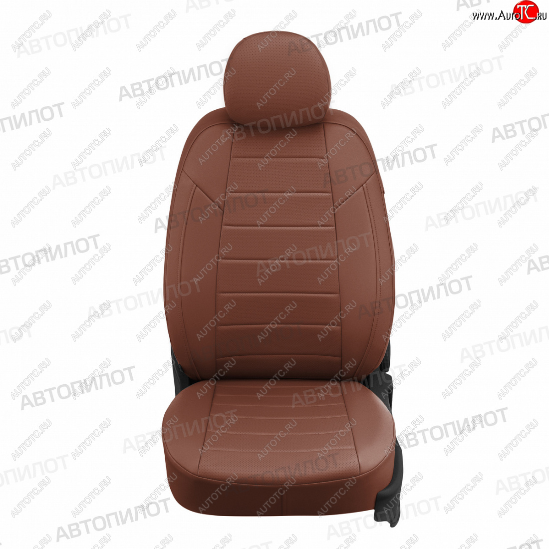 13 649 р. Чехлы сидений (экокожа, 50/50) Автопилот  Great Wall Safe (2001-2010) (коричневый)  с доставкой в г. Вологда