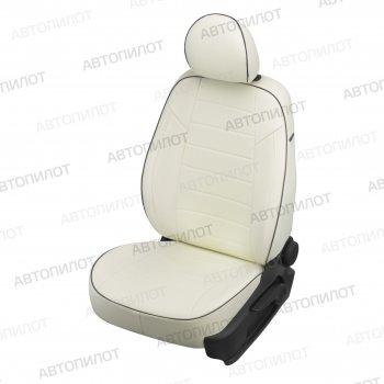 21 599 р. Чехлы сидений (экокожа, 8-11 мест) Автопилот  Hyundai Starex/Grand Starex/H1  TQ (2007-2022) дорестайлинг, рестайлинг, 2-ой рестайлинг (белый)  с доставкой в г. Вологда. Увеличить фотографию 5