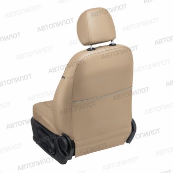 13 649 р. Чехлы сидений (экокожа) Автопилот  KIA Carens  FC, RS (1999-2006) дорестайлинг, рейсталинг (темно-бежевый)  с доставкой в г. Вологда. Увеличить фотографию 4
