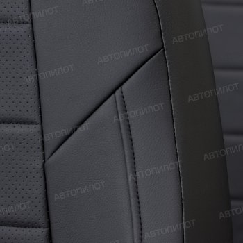 8 249 р. Чехлы сидений (экокожа, 40/60, Classic/Comfort/Luxe) Автопилот KIA Ceed 3 CD хэтчбэк (2018-2025) (черный)  с доставкой в г. Вологда. Увеличить фотографию 2