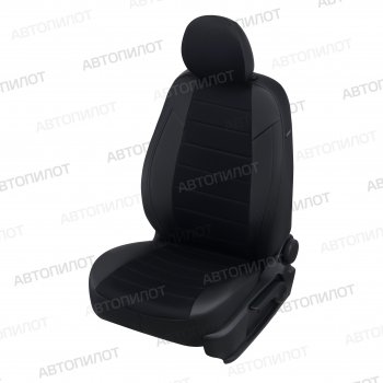 8 249 р. Чехлы сидений (экокожа/алькантара, 40/60, Classic/Comfort/Luxe) Автопилот KIA Ceed 3 CD хэтчбэк (2018-2025) (черный)  с доставкой в г. Вологда. Увеличить фотографию 5
