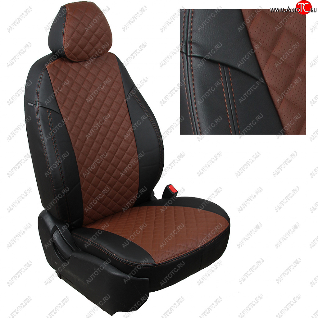 8 499 р. Комплект салонных чехлов Mazda 6 (GG) Sd 02-07г.  ma-6-6s27-chetk-r Автопилот  с доставкой в г. Вологда