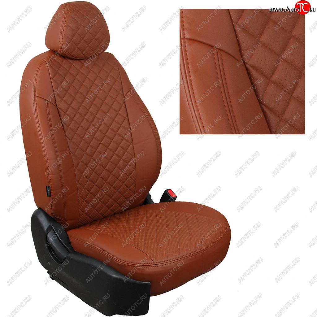 8 499 р. Комплект салонных чехлов Mazda 6 (GG) Sd 02-07г.  ma-6-6s27-koko-r Автопилот  с доставкой в г. Вологда