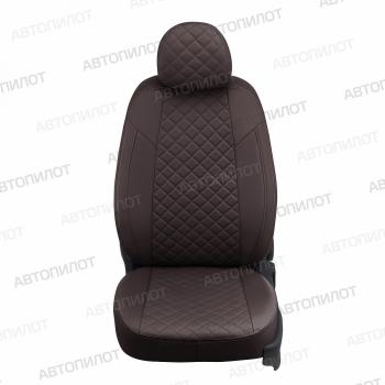 14 449 р. Чехлы на сиденья Ромб (3 отдельных части экокожа) Автопилот Mazda CX-5 KF (2016-2025) (шоколад)  с доставкой в г. Вологда. Увеличить фотографию 4