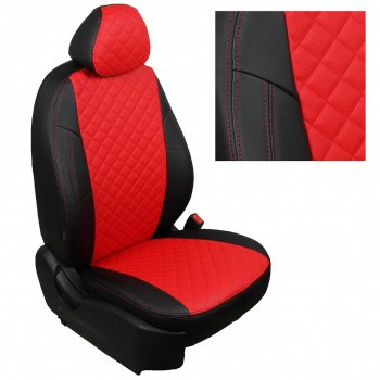 14 249 р. Комплект салонных чехлов Mitsubishi Lancer 10 Sd с 11-17г. (зад. спинка без надкрыльников)  mi-ln-l10s11-chekr-r Автопилот  с доставкой в г. Вологда. Увеличить фотографию 1