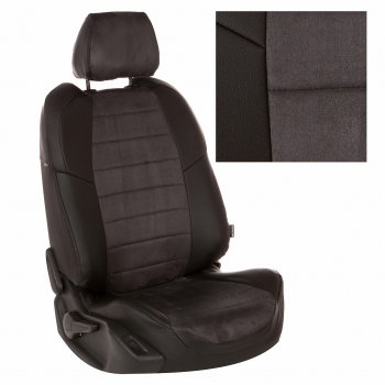 13 649 р. Комплект салонных чехлов Mitsubishi Pajero Sport III с 15г.  mi-mpjiii-mpsii-chets-a Автопилот  с доставкой в г. Вологда. Увеличить фотографию 1