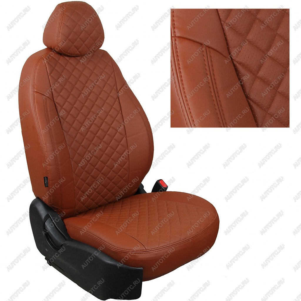14 249 р. Комплект салонных чехлов Nissan Micra III (K12) 4060 с 03-11г.  ni-mk-0310-koko-r Автопилот  с доставкой в г. Вологда