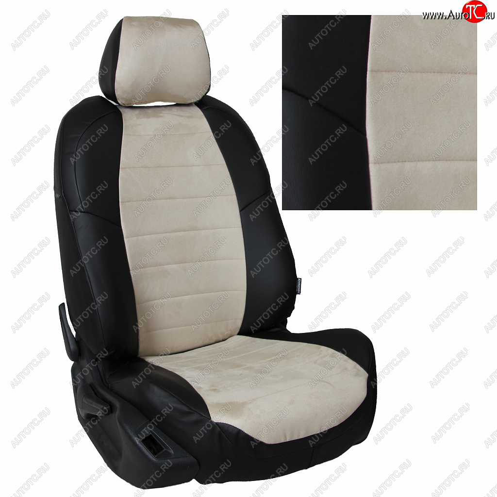 13 649 р. Комплект салонных чехлов Nissan Qashqai I (J10) с 06-14г.  ni-kk-kk13-chebe-a Автопилот  с доставкой в г. Вологда