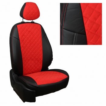 14 249 р. Комплект салонных чехлов Opel Astra J SdHb с 09-18г.  op-as-zhskh-chekr-ar Автопилот  с доставкой в г. Вологда. Увеличить фотографию 1