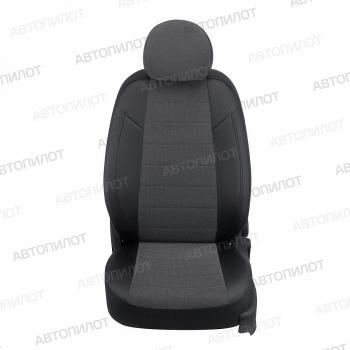 13 649 р. Чехлы на сиденья Велюр (5 мест раздел. 40/60 экокожа) Автопилот Peugeot Partner Tepee (2008-2012) (черный)  с доставкой в г. Вологда. Увеличить фотографию 3