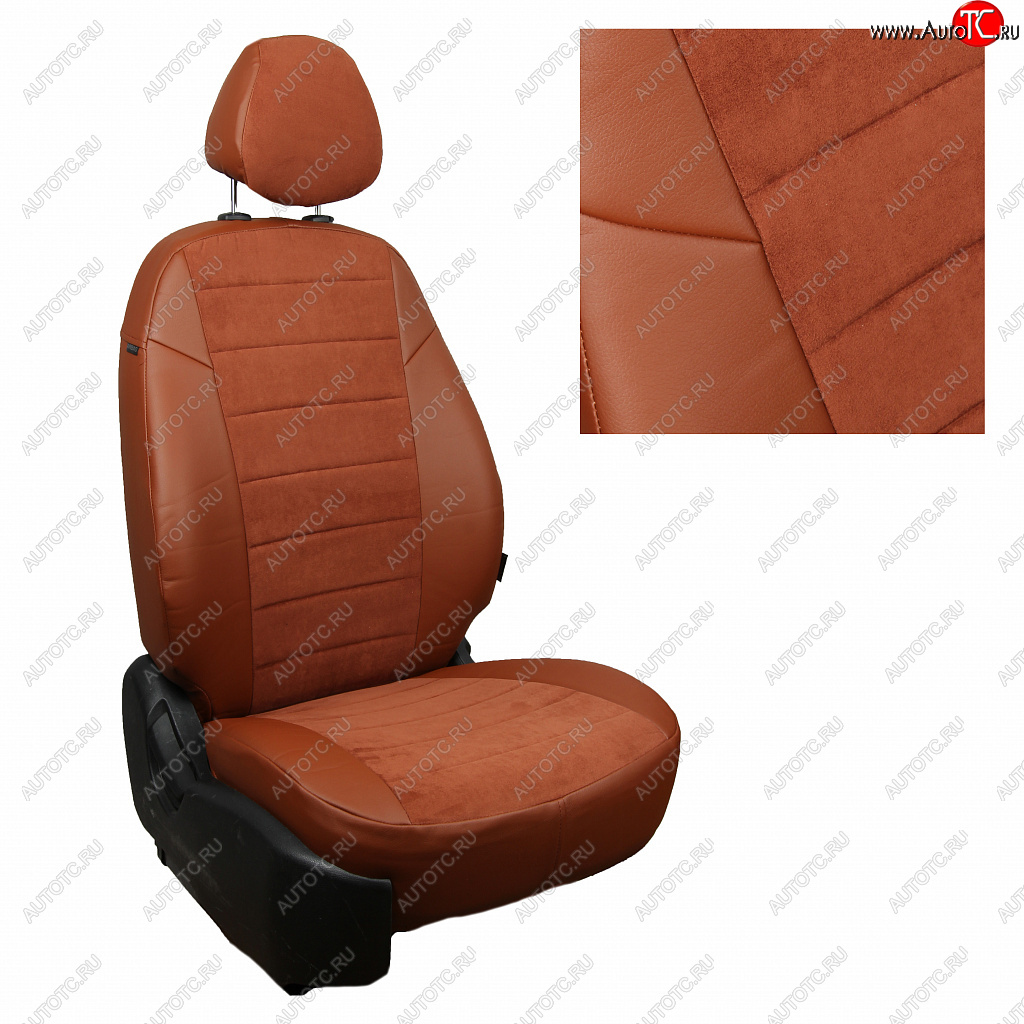 13 649 р. Комплект салонных чехлов SsangYong Actyon II с 10г.  ss-ak-a2-koko-a Автопилот  с доставкой в г. Вологда