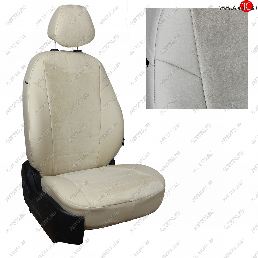8 249 р. Комплект салонных чехлов Toyota Corolla Sd (Е140, Е150) c 07-13г.  ta-ko-e150-bebe-a Автопилот  с доставкой в г. Вологда