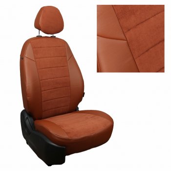 13 649 р. Комплект салонных чехлов Toyota Fortuner II (5 мест) с 15г.  ta-tfii-tfii5m-koko-a Автопилот  с доставкой в г. Вологда. Увеличить фотографию 1