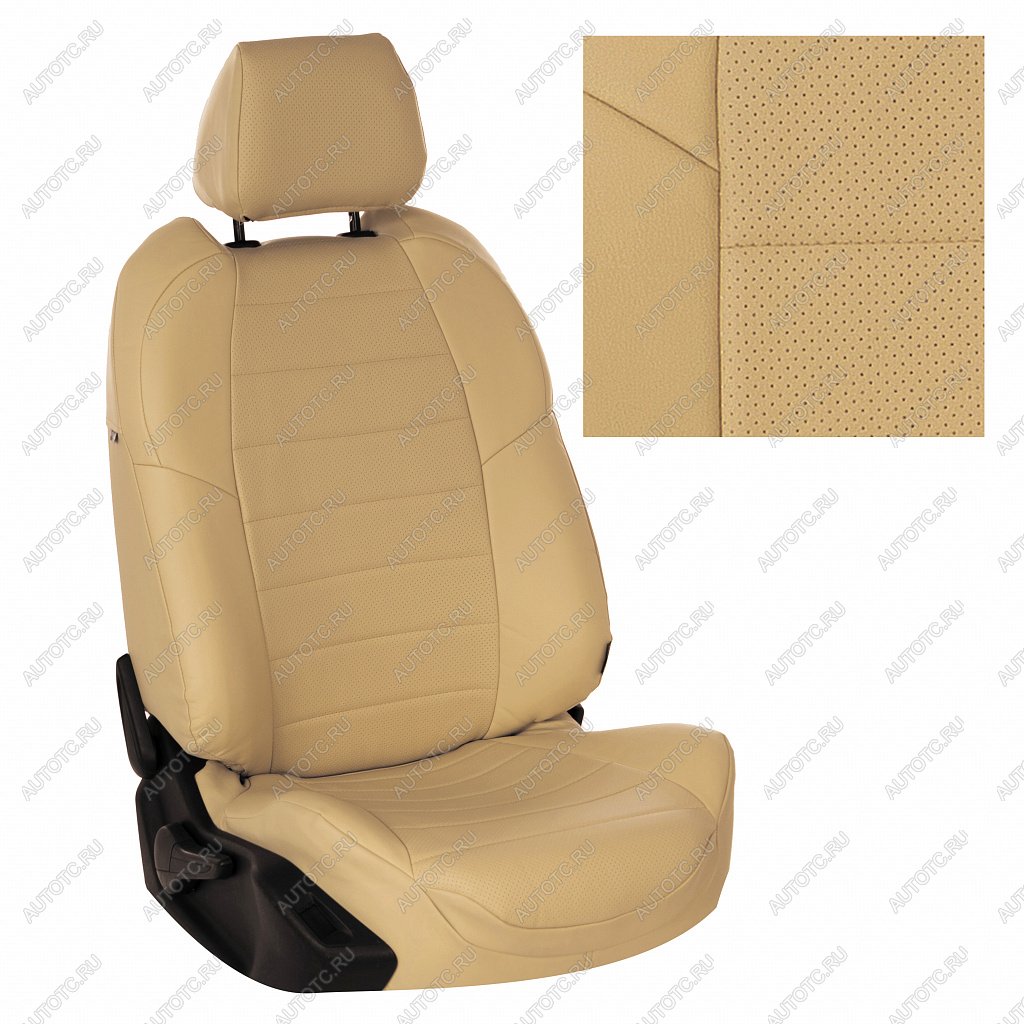 8 249 р. Комплект салонных чехлов Volkswagen Amarok I с 10г.  vo-am-a10-bebe-e Автопилот  с доставкой в г. Вологда