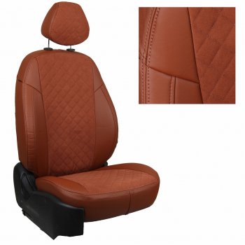 14 249 р. Комплект салонных чехлов Volkswagen Amarok I с 10г.  vo-am-a10-koko-ar Автопилот  с доставкой в г. Вологда. Увеличить фотографию 1