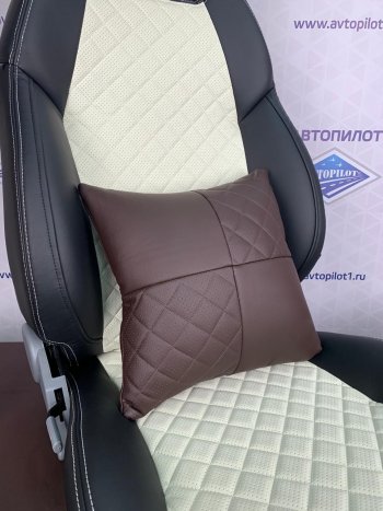 619 р. Подушки в салон автомобиля (Модель №1) экокожа РОМБ  podr033  с доставкой в г. Вологда. Увеличить фотографию 1